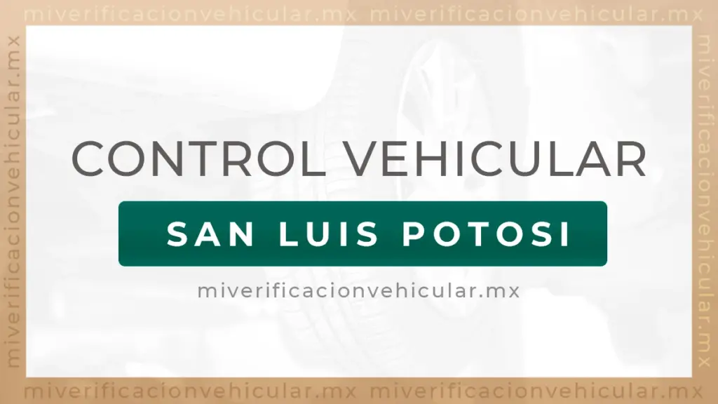 Control Vehicular SLP
