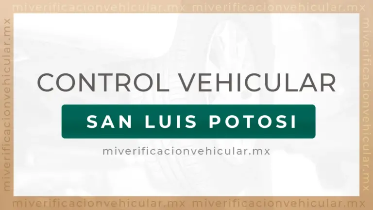 Control Vehicular SLP