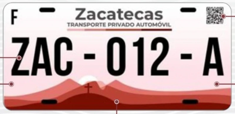 Placas Zacatecas