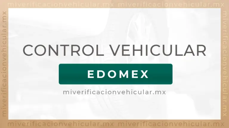Control Vehicular EDOMEX