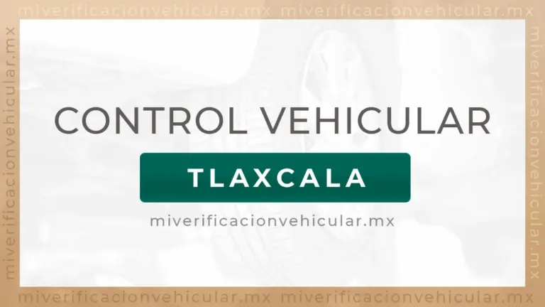 Control Vehicular Tlaxcala