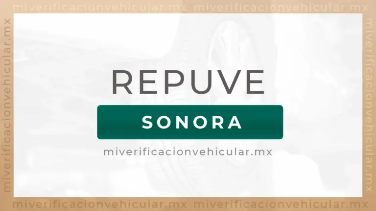 Repuve Sonora