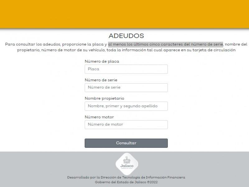 Adeudo Vehicular Zapopan