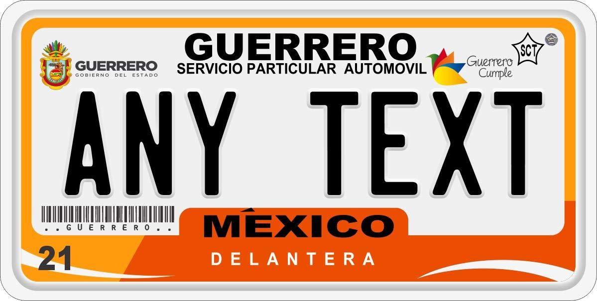 Placas de Guerrero